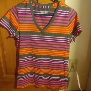 REEBOK Striped Workout top